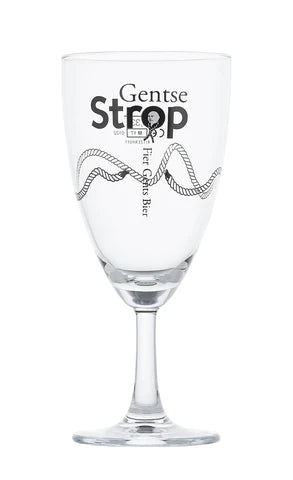 Gentse Strop serveergalg met glas