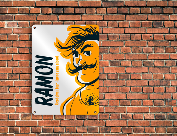 Ramon metalen reclamebord