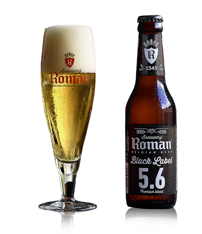 Roman Black Label Roman Black Label, gebrouwen door Brouwerij Roman, bekend om traditionele Belgische bieren